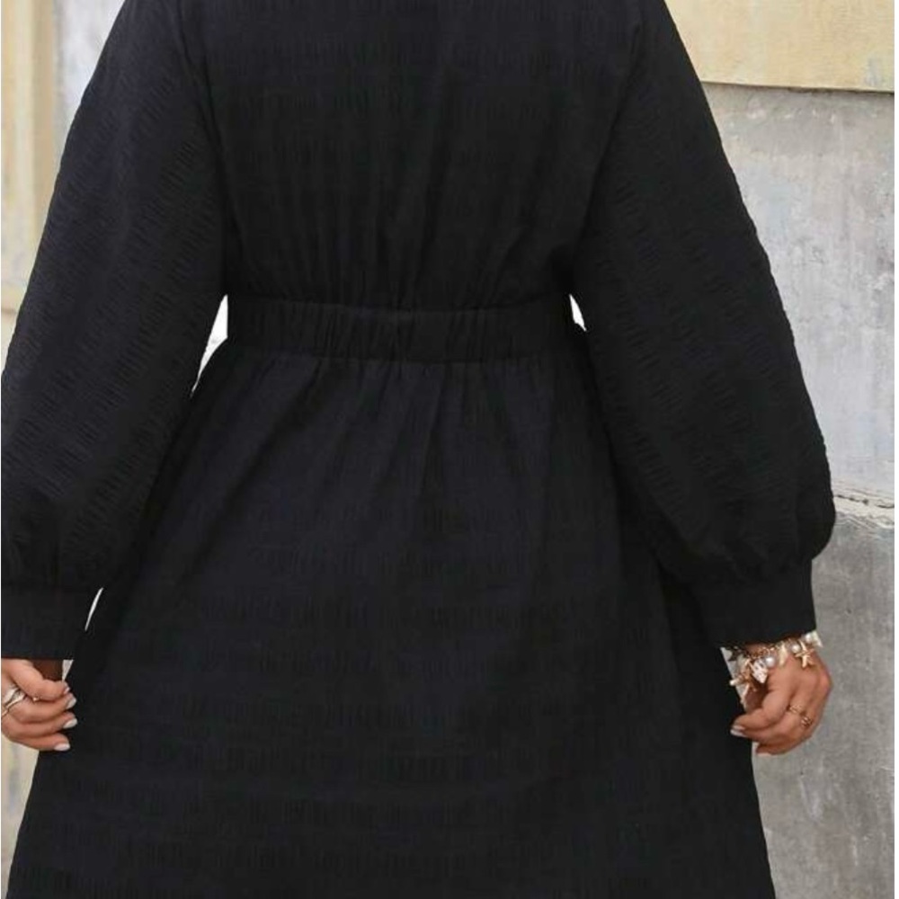 Elegant Black Women's Dress - Picture 2 of 3
